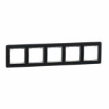 SCHNEIDER ELECTRIC - Sedna Elements, Ramka 5-krotna, szkło przydymione - SDD362805