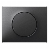 HAGER - ELEMENT CENTRALNY DO ŚCIEMNIACZA OBROTOWEGO Z POKRĘTŁEM REGULACYJNYM ANTRACYT MAT LAKIEROWANY K.1 - 11357006