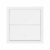 KONTAKT SIMON - Panel 1-krotny: 2 klawisze; biały mat - 10020103-230