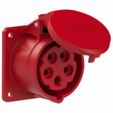 PCE - GNIAZDO TABLICOWE PROSTE TWIST 16A 400V 3P+Z+N 75x75mm - 315-6f7