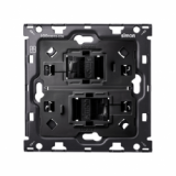 KONTAKT SIMON - Zestaw 1-krotny: 2 gniazda RJ45 cat 6 - 10010111-039