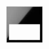 KONTAKT SIMON - Ramka minimal 1-krotna; czarny - 10001610-138