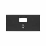 KONTAKT SIMON - Pokrywa ładowarki USB dla ref.10000380-039; czarny mat - 10001097-238