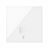 KONTAKT SIMON - Panel 1-krotny: 1 gniazdo RJ45; biały - 10020106-130