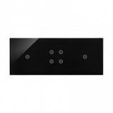 KONTAKT SIMON - PANEL DOTYKOWY S54 TOUCH, 3 MODUŁY, 1 POLE DOTYKOWE + 4 POLE DOTYKOWE + 1 POLE DOTYKOWE, ZASTYGŁA LAWA - DSTR3141/73