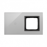 KONTAKT SIMON - PANEL DOTYKOWY S54 TOUCH, 2 MODUŁY, 1 POLE DOTYKOWE + 1 OTWÓR NA OSPRZĘT S54, BURZOWA CHMURA - DSTR210/72