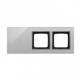 KONTAKT SIMON - PANEL DOTYKOWY S54 TOUCH, 3 MODUŁY, 1 POLE DOTYKOWE + 2 OTWORY NA OSPRZĘTY S54, BURZOWA CHMURA - DSTR3100/72