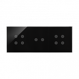 KONTAKT SIMON - PANEL DOTYKOWY S54 TOUCH, 3 MODUŁY, 4 POLA DOTYKOWE + 2 POLA DOTYKOWE POZIOME + 4 POLA DOTYKOWE, ZASTYGŁA LAWA - DSTR3424/73