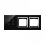 KONTAKT SIMON - PANEL DOTYKOWY S54 TOUCH, 3 MODUŁY, 4 POLA DOTYKOWE + 2 OTWORY NA OSPRZĘTY S54, KSIĘŻYCOWA LAWA - DSTR3400/74
