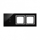 KONTAKT SIMON - PANEL DOTYKOWY S54 TOUCH, 3 MODUŁY, 2 POLA DOTYKOWE PIONOWE + 2 OTWORY NA OSPRZĘTY S54, KSIĘŻYCOWA LAWA - DSTR3300/74