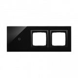 KONTAKT SIMON - PANEL DOTYKOWY S54 TOUCH, 3 MODUŁY, 1 POLE DOTYKOWE + 2 OTWORY NA OSPRZĘTY S54, WULKANICZNA LAWA - DSTR3100/75