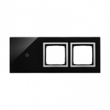 KONTAKT SIMON - PANEL DOTYKOWY S54 TOUCH, 3 MODUŁY, 1 POLE DOTYKOWE + 2 OTWORY NA OSPRZĘTY S54, KSIĘŻYCOWA LAWA - DSTR3100/74