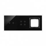 KONTAKT SIMON - PANEL DOTYKOWY S54 TOUCH, 3 MODUŁY, 2 POLA DOTYKOWE POZIOME + 4 POLA DOTYKOWE + 1 OTWÓR NA OSPRZĘT S54, ZASTYGŁA LAWA - DSTR3240/73