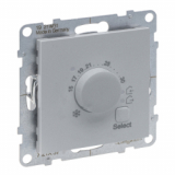 LEGRAND - TERMOSTAT DO OGRZEWANIA PODŁOGOWEGO  - ZAKRES TEMPERATURY: 10 °C - 60 °C - Z JEDNYM STYKIEM NO I DIODĄ LED 16 A - 230 V~ ALUMINIUM SUNO - 721337