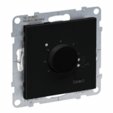 LEGRAND - TERMOSTAT POKOJOWY - ZAKRES TEMPERATURY: 5 °C - 30 °C (+/- 0,5°C) - ZASILANIE: 230 V~ - 50/60 HZ  CZARNY  SUNO - 721436