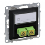 LEGRAND - POJEDYNCZE GNIAZDO ŚWATŁOWODOWE SC/APC CZARNY SUNO - 721447