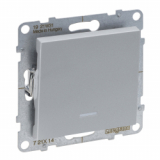 LEGRAND - ŁĄCZNIK JEDNOBIEGUNOWY Z PODŚWIETLENIEM - 16 AX - 250 V~ - ZACISKI AUTOMATYCZNE ALUMINIUM SUNO - 721314