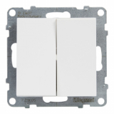 LEGRAND - ŁĄCZNIK ŚWIECZNIKOWY 10 AX 250V ZACISKI AUTOMATYCZNE BIAŁY SUNO - 721105