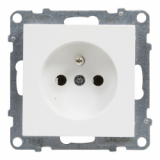 LEGRAND - GNIAZDO POJEDYNCZE 2P+Z 16 A 250V ZACISKI ŚRUBOWE BIAŁY SUNO - 721185
