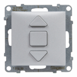 LEGRAND - ŁĄCZNIK ROLET - 6 AX - 250 V~ - 3 POZYCYJNY: GÓRA, DÓŁ, STOP - BEZPOŚREDNIE STEROWANIE ROLETAMI  ALUMINIUM SUNO - 721339