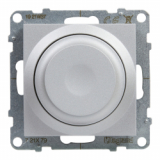 LEGRAND - ŚCIEMNIACZ OBROTOWY - 240 V~ - 50 HZ - 5 - 75 W ( 10 LAMP MAKS.) DLA LAMP LED Z OPCJĄ ŚCIEMNIANIA - BEZ ZACISKU NEUTRALNEGO ALUMINIUM SUNO - 721379