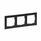 LEGRAND - RAMKA - 3X WZORZYSTA CZERŃ  SUNO - 721573
