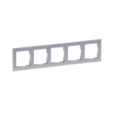 LEGRAND - RAMKA - 5X ALUMINIUM SZCZOTKOWANE SUNO - 721565