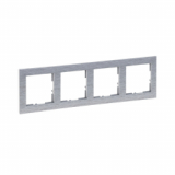 LEGRAND - RAMKA - 4X ALUMINIUM SZCZOTKOWANE SUNO - 721564