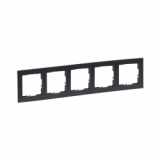 LEGRAND - RAMKA - 5X CIEMNOSZARY SUNO - 721555