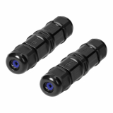 ORNO - Konektor kablowy prosty IP68 MICRO 2x1,0mm2, 450V/10A, 2 sztuki - OR-AE-13614/2