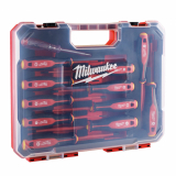 MILWAUKEE - ZESTAW ŚRUBOKRĘTÓW IZOLOWANYCH MILWAUKEE VDE 1000V W 12 SZT - 4932479095