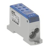 MOREK - OJL135A niebieski blok dystrybucyjny - rozdzielczy we. Al/Cu 1x10/1x35 wyj. Cu 2x10/4x16mm2 1000V AC/DC - MAB1135B10