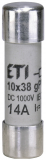 ETI - WKŁADKA TOPIKOWA CYLINDRYCZNA PV CH10X38 GPV 14A/1000V DC - 002625079