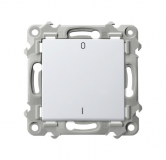 OSPEL - ŁĄCZNIK DWUBIEGUNOWY 10AX 250V ZACISKI AUTOMATYCZNE BIAŁY SZAFIR - ŁP-11Z/m/00