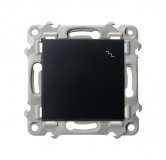 OSPEL - ŁĄCZNIK SCHODOWY 10AX 250V ZACISKI AUTOMATYCZNE CZARNY METALIK SZAFIR - ŁP-3Z/m/33