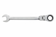 HOGERT - KLUCZ PŁASKO-OCZKOWY 14 MM Z GRZECHOTKĄ 72 ZĘBY I PRZEGUBEM - HT1R054