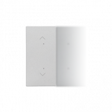 KONTAKT SIMON - Klawisz połówkowy z piktogramem pojedynczej rolety do produktów; Aluminium mat Simon 55 - TKE21/143