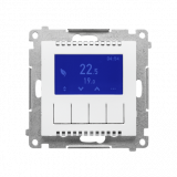 KONTAKT SIMON - Termostat programowalny z wyświetlaczem (moduł); Biały mat Simon 55 - TETD1A.01/111