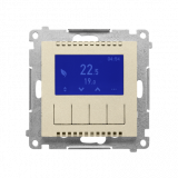 KONTAKT SIMON - Termostat programowalny z wyświetlaczem (moduł); Szampański mat Simon 55 - TETD1A.01/144