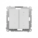 KONTAKT SIMON - DIMMER W – Ściemniacz do pasków LED-owych, sterowany smartfonem (moduł); Jasnoszary mat Simon 55 - TESW1W.01/114