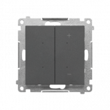 KONTAKT SIMON - DIMMER RGB – Ściemniacz do pasków RGBW, sterowany smartfonem (moduł); Grafitowy mat Simon 55 - TESRGB1W.01/116