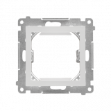 KONTAKT SIMON - Adapter (przejściówka) na osprzęt standardu 45 × 45 mm; Jasnoszary mat Simon 55 - TA45.01/114