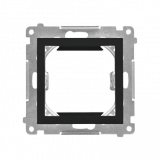KONTAKT SIMON - Adapter (przejściówka) na osprzęt standardu 45 × 45 mm; Czarny mat Simon 55 - TA45.01/149