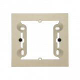 KONTAKT SIMON - Puszka natynkowa 1-krotna do ramek LINE/DUO. Wyokość: 40mm; Szampański mat Simon 55 - TPN1/144
