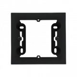 KONTAKT SIMON - Puszka natynkowa 1-krotna do ramek LINE/DUO. Wyokość: 40mm; Czarny mat Simon 55 - TPN1/149