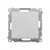 KONTAKT SIMON - Łącznik krzyżowy bez piktogramu (moduł) 10 AX, 250 V~, szybkozłącza; Aluminium mat Simon 55 - TW7.01/X/143