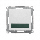 KONTAKT SIMON - Sygnalizator świetlny LED – światło zielone (moduł) 230 V~; Biały mat Simon 55 - TESS3.01/111