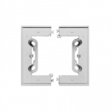 KONTAKT SIMON - Puszka natynkowa pojedyncza, składana do ramek LINE/DUO – Wysokość: 40 mm. (1 szt. TSC/.. = 2 elementy); Aluminium mat Simon 55 - TSC/143