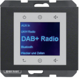 HAGER - K.1 Radio Touch DAB+ antracyt mat - 29847006