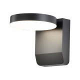 V-TAC - 17W Lampa ścienna LED / Barwa:4000K / Obudowa: Czarna / Okrągła - 2953